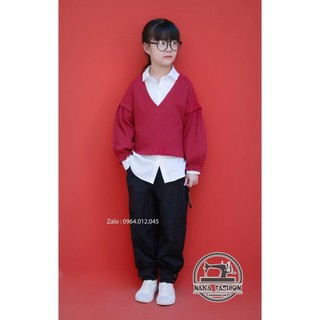Áo len cổ v - msp 2513