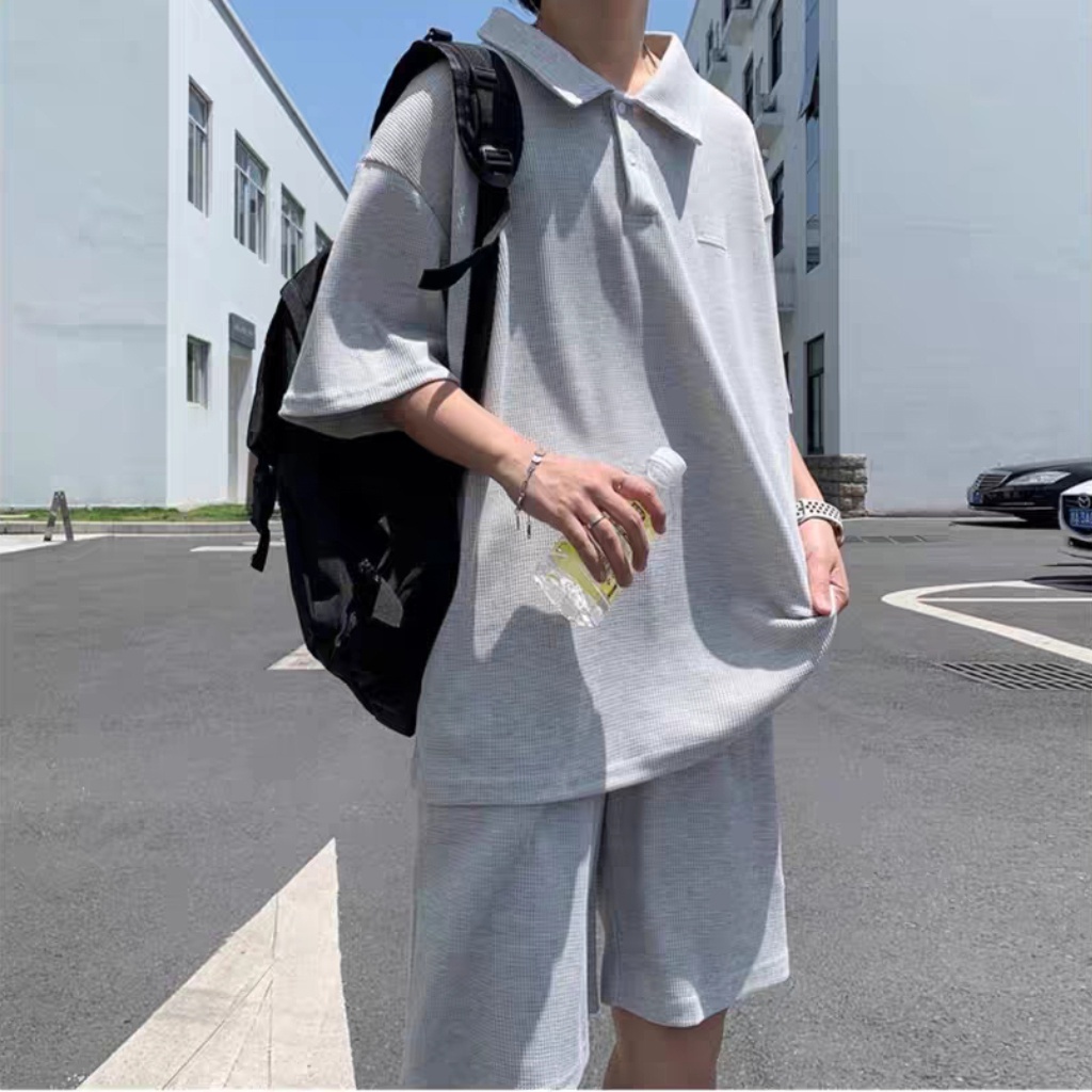 Set Quần Áo Thun Nam Thể Thao Form Rộng sozo SET NAM 90000193C2