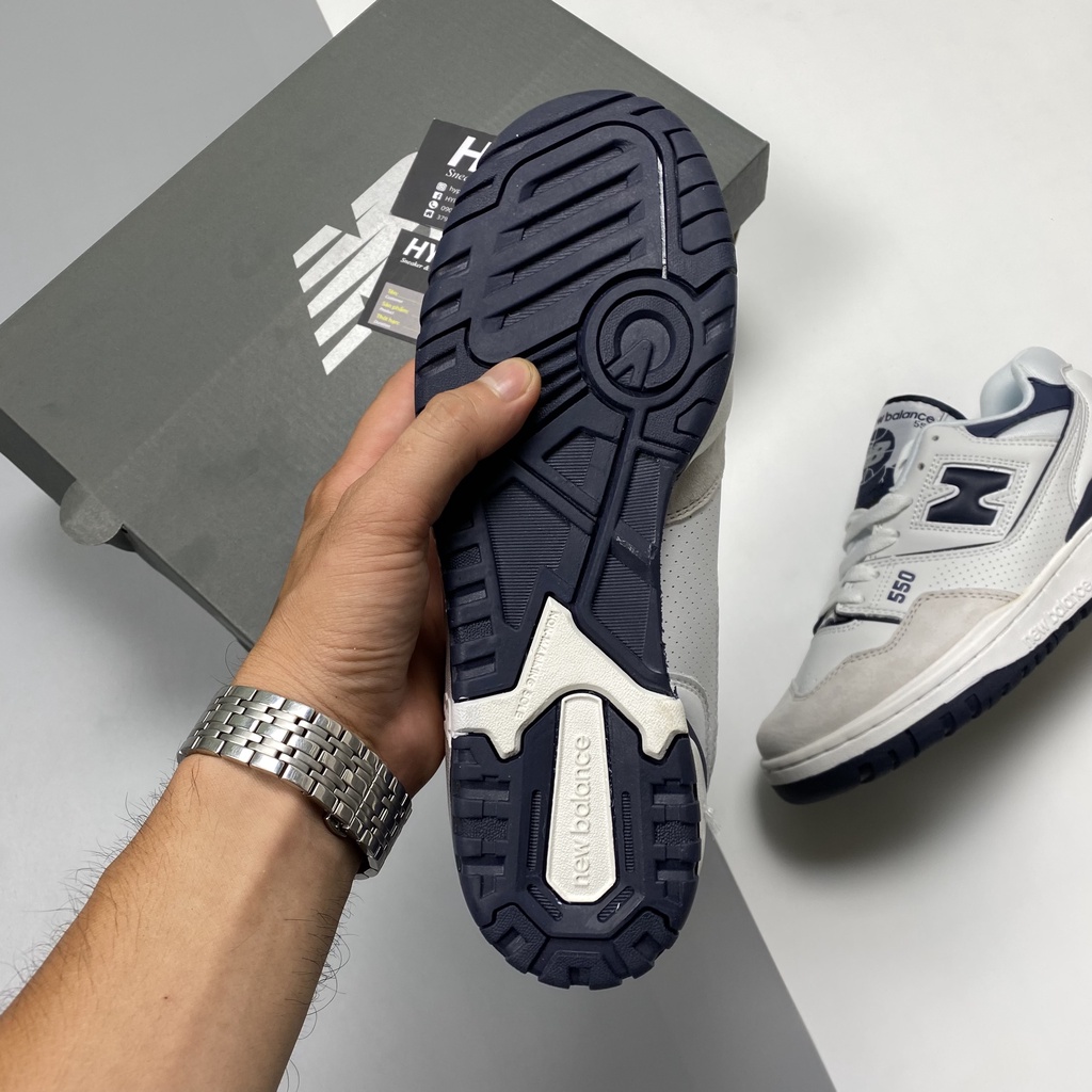 Giày New Balance 550 Navy  - Hype Sneaker | Phiên bản high quality.