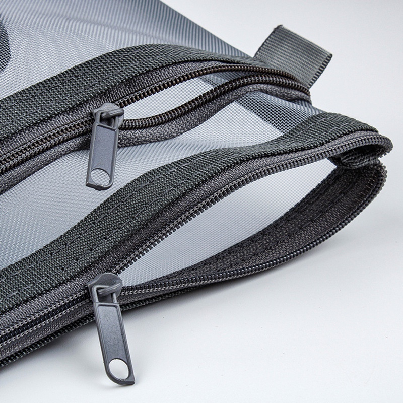 Túi Đựng Bút Bằng Lưới Hai Lớp Trong Suốt Sức Chứa Lớn