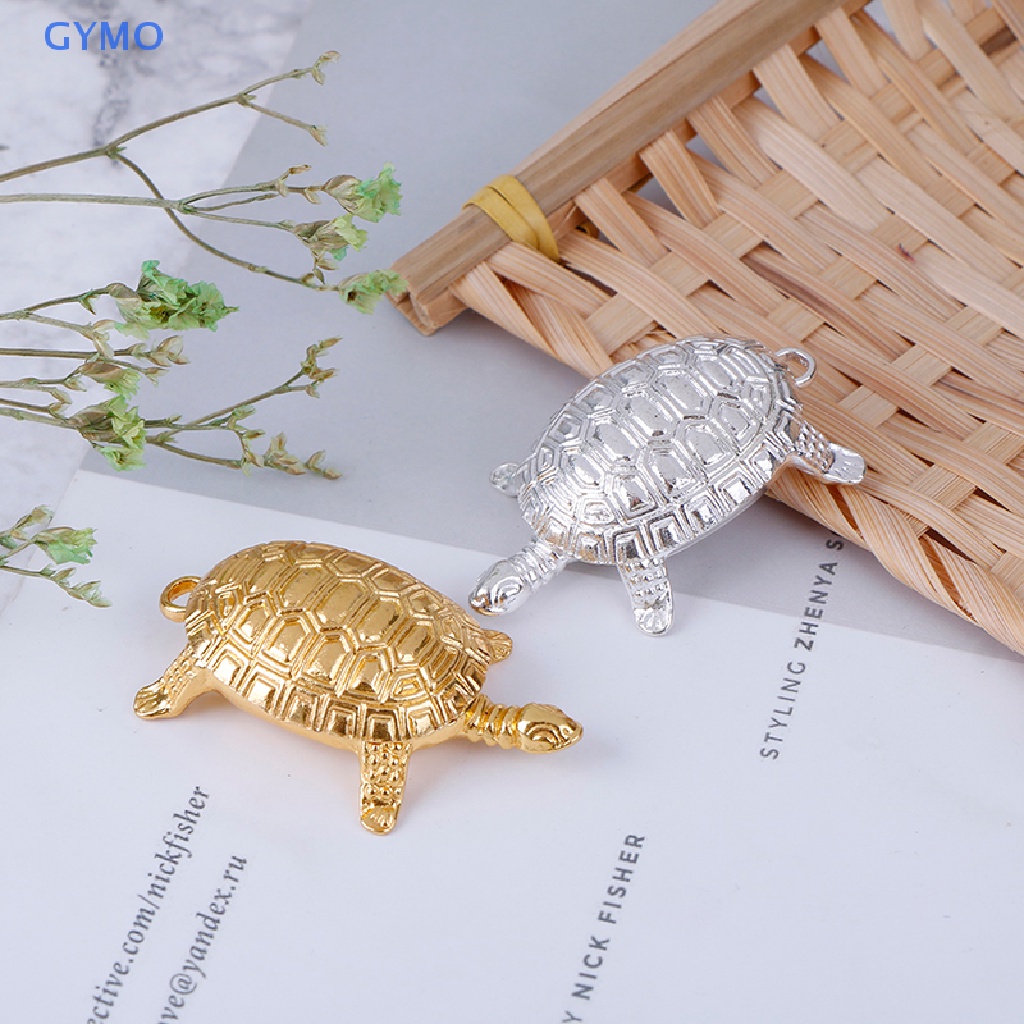 Tượng Rùa May Mắn Màu Vàng Phong Thủy Trang Trí Nhà Cửa / Văn Phòng