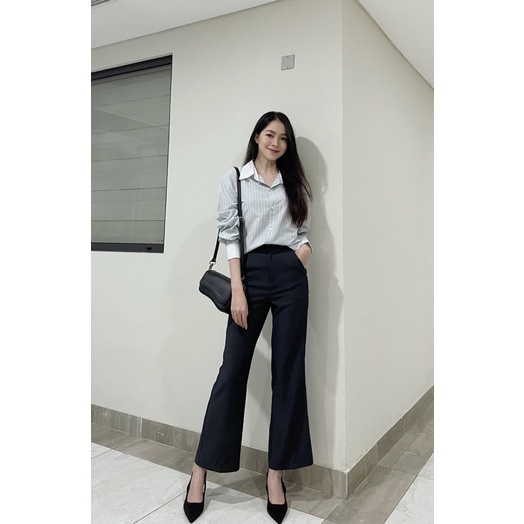 BASICAL SHIRT - áo sơ mi mix cổ trơn REGEN