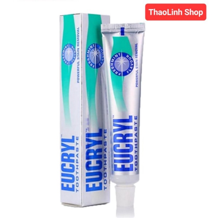 Kem Đánh Răng Tẩy Trắng Eucryl Toothpaste 62g ( Hàng công ty)