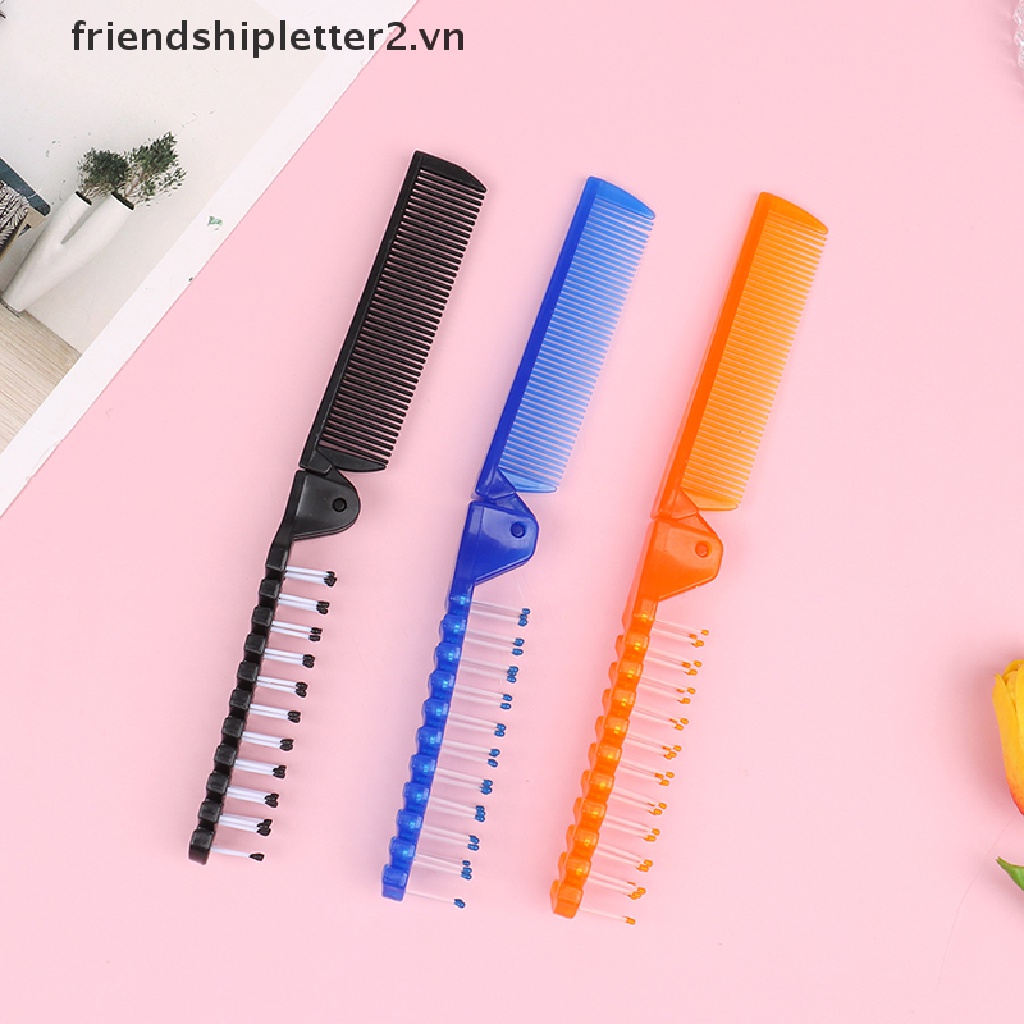 Lược Nhựa Chống Tĩnh Điện Có Thể Gấp Gọn Tiện Lợi