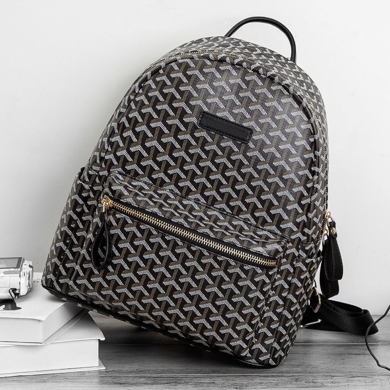 [HÀNG CÓ SẴN] Balo Da EDM Thời Trang Nam Nữ  Da Pu Cao Cấp Chống Nước Ulzzang Balo Đựng Laptop 14 In