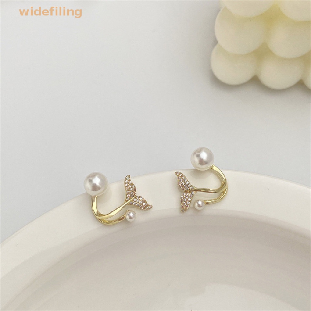 1 Đôi Bông Tai Hình Hoa Đính Ngọc Trai Nhân Tạo Thời Trang Dành Cho Nữ