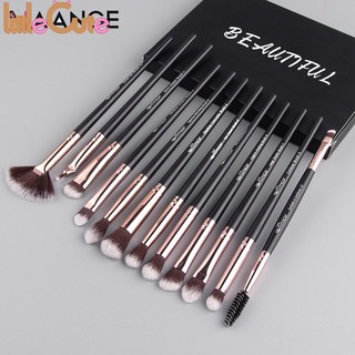 Bộ 12 cọ trang điểm chuyên nghiệp chất liệu tổng hợp cao cấp