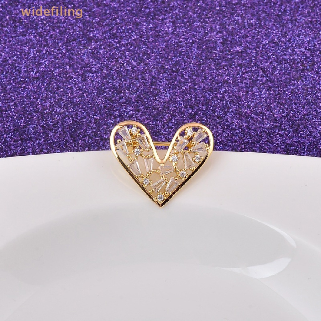 Trâm Cài Áo Hình Trái Tim Thời Trang Dành Cho Nữ