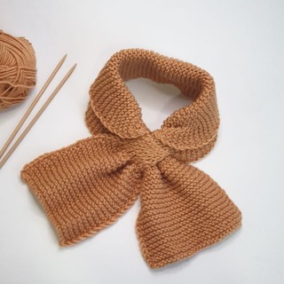 Khăn quàng cổ thắt nơ xinh xắn - khăn len quàng cổ handmade - khăn len đan tay thủ công cao cấp