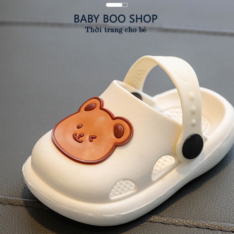 Dép Sục Cross cho bé, dép tập đi cho bé không trơn trượt, chất liệu nhựa Eva bền đẹp cao cấp BABY BOO SHOP