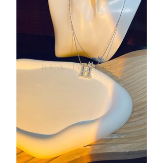 Mặt dây bạc chữ H