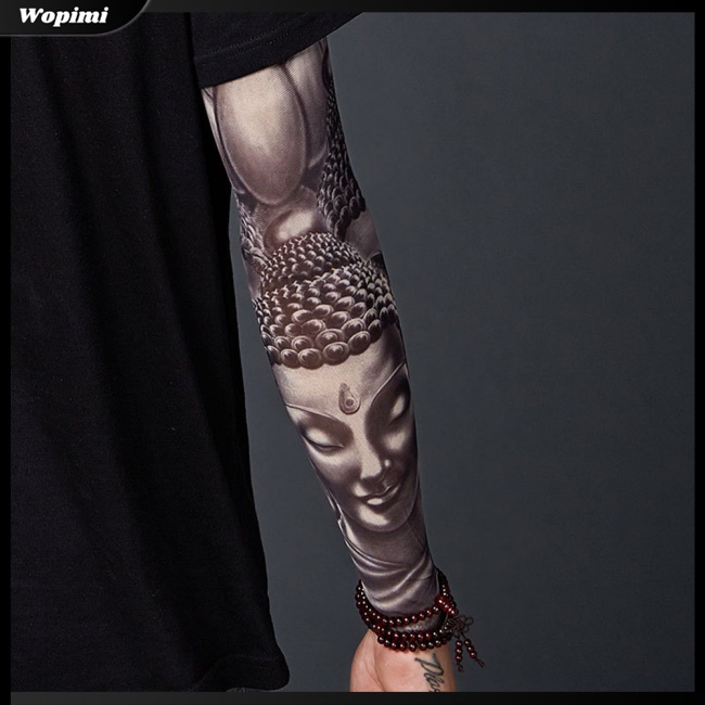 Mf Găng Cánh Tay Chống Nắng Tia Uv Thoáng Khí Hình Xăm Dành Cho Chạy Bộ Câu Cá /