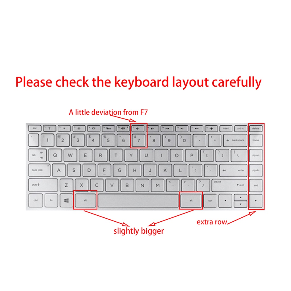 Miếng Dán Bảo Vệ Bàn Phím Laptop HP Envy 13 ah1002tu 13.3 inch