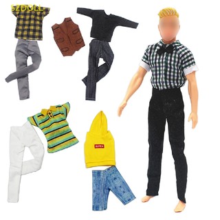 1 bộ quần áo thể thao cho búp bê nam 30cm