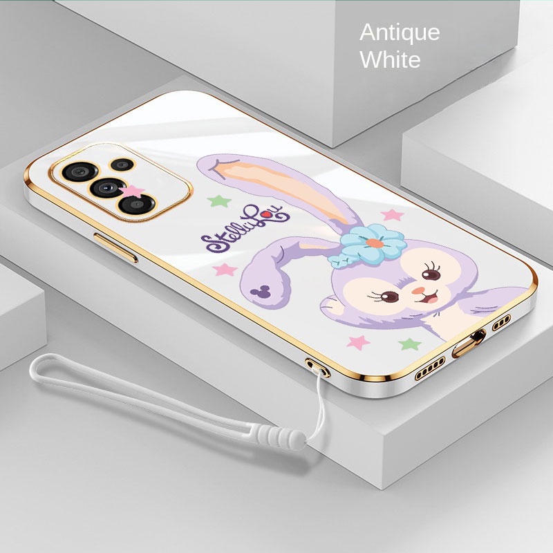 Ốp Điện Thoại Mềm Mạ 6D Hình Stellalou Đáng Yêu Cho Samsung Galaxy A14 5G A34 A54 5G