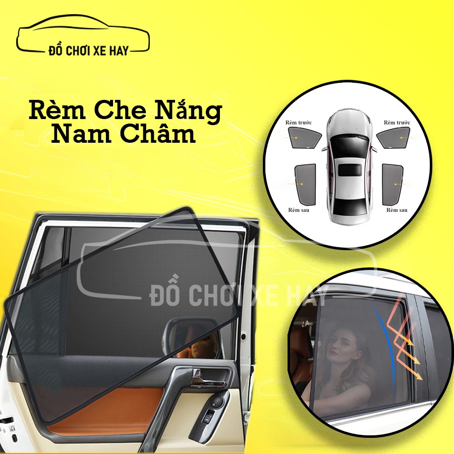 Tấm Rèm Che Nắng Nam Châm Thiết Kế Riêng Cho Từng Mẫu Xe  -