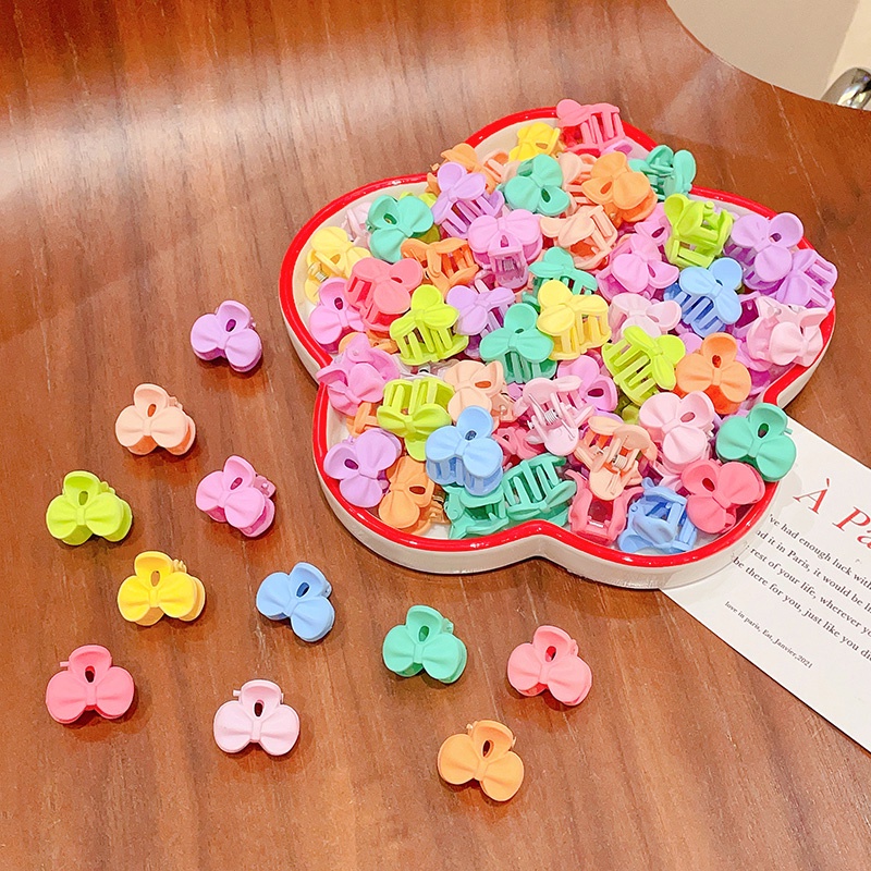 Set 10 Kẹp Tóc Nhỏ Nhiều Màu Sắc Dễ Thương Cho Bé Gái