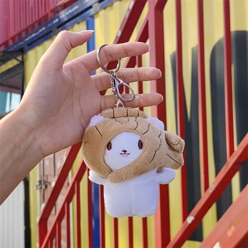 Móc Khóa Hình Mèo Kitty Nhồi Bông Dễ Thương Có Thể Tháo Rời