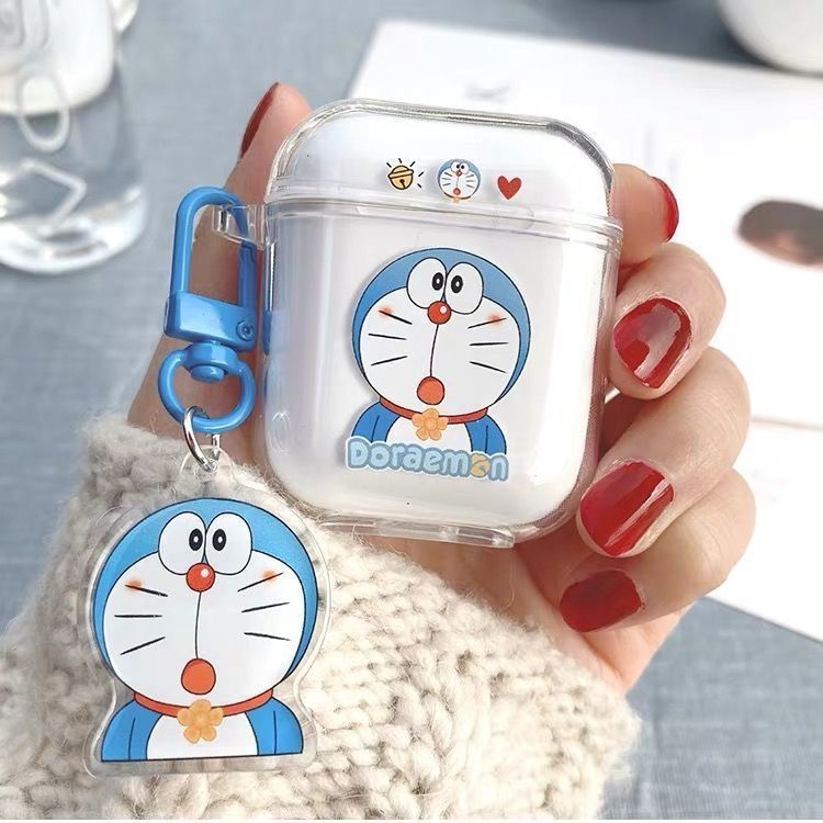Vỏ Bảo Vệ Hộp Sạc Tai Nghe Bluetooth Thế Hệ 1 2 3 Pro Hình Cậu Bé Bút Chì Shin-Chan Tinkerbell