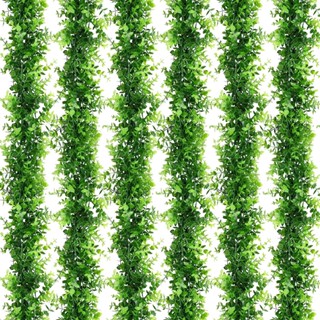 Dây lá bạch đàn giả 1.6m, 132 lưới VI110 ( lá nhựa), hoa lá giả trang trí