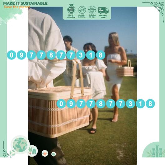 Giỏ mây đựng trái cây picnic/ đi du lịch/ trang trí tiện lợi/ giỏ xách đựng đồ đi biển, trang trí nhà cửa