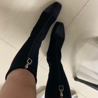 ORDER - Giày Boot cổ cao có dây kéo sang chảnh ( Có ảnh thật )