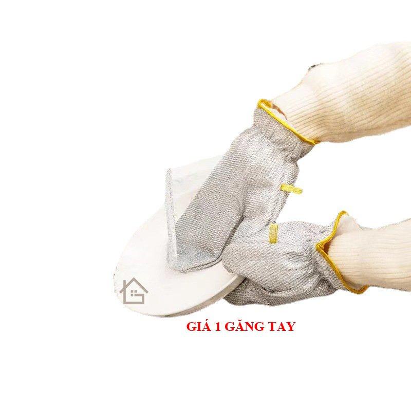 Găng Tay Rửa Chén 2 Lớp bảo Vệ Tay, Không Thấm Nước ( 1 Găng Tay)