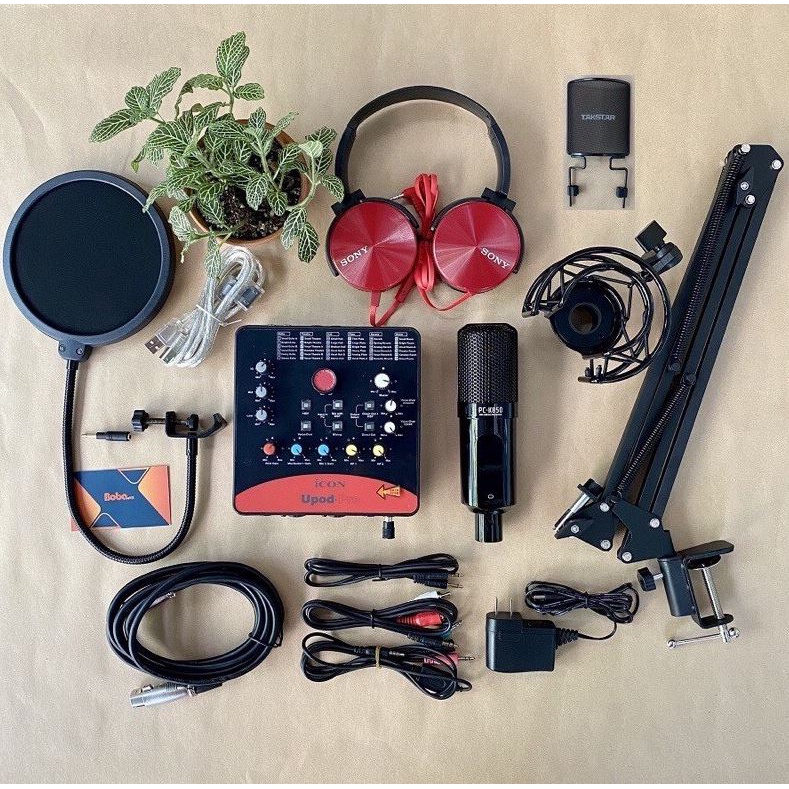 [Combo] Bộ hát thu âm Livestream cao cấp PC K850 - ICON UPOD PRO