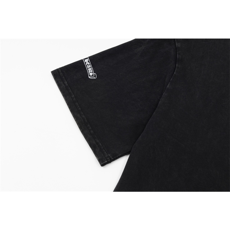 Chrome - - - Áo Thun Tay Ngắn Cổ Thuyền Đính Đá Cổ Điển Màu Sắc hot drill to do oldKem Dưỡng Da Ghjdsnn Chất Lượng Cao