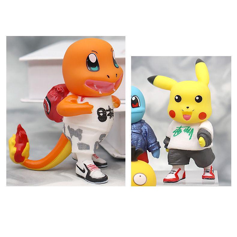 Mô Hình Pokemon các nhân vật Bulbasaur,Venusaur,Charizard,Pikachu,Ninetales,Psyduck siêu dễ thương