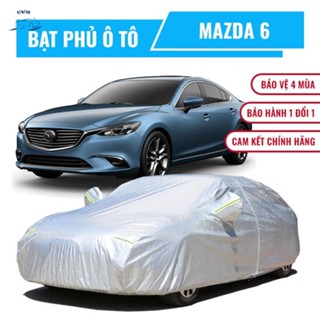 Bạt che phủ xe ô tô 5 chỗ Mazda 6, Bạt trùm xe hơi 5 chỗ cao cấp chất liệu vải PEVA chống nắng mưa không thấm nước +