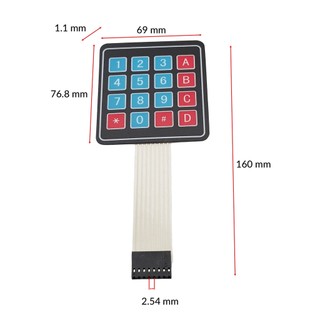 Bàn Phím Ma Trận Mềm 4x4 - ESCD