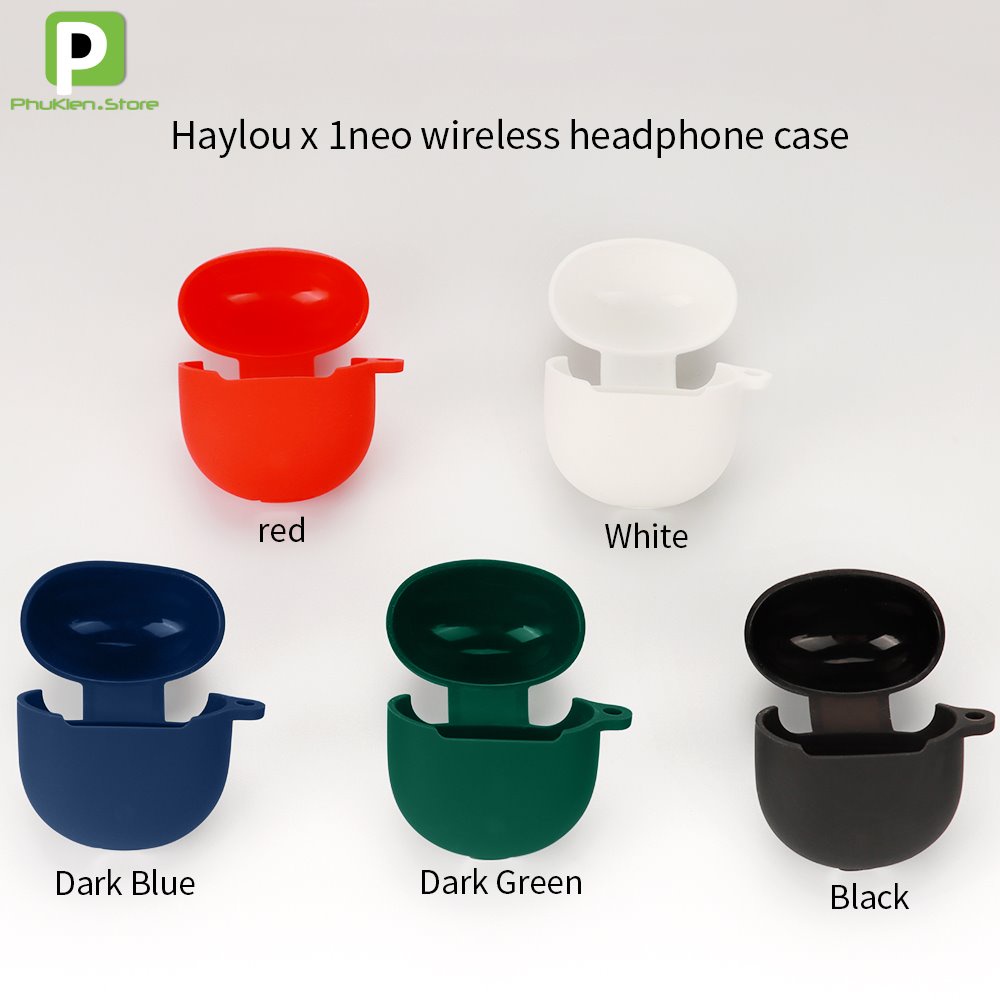 Case ốp bao silicone cho tai nghe Haylou X1 Neo - Kèm móc khóa , có nhiều màu