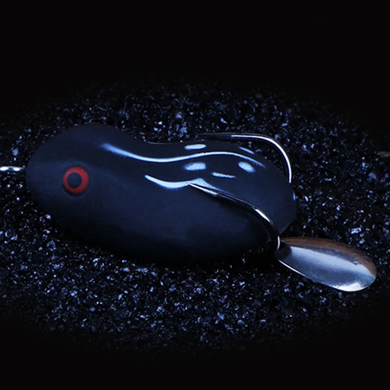 1 Mồi Câu Cá Hình Ếch Giả Mềm 5cm 12g