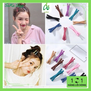 Kẹp tóc thiết kế hình chữ X-Kẹp tóc mái Hàn Quốc nhiều màu dễ thương