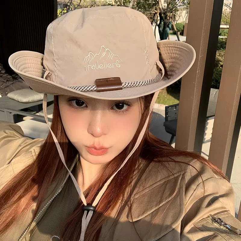 Mũ Tai Bèo Chống Nắng Phong Cách Vintage Thích Hợp Cho Các Hoạt Động Ngoài Trời