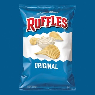 Bánh snack khoai tây Ruffles original- nhập khẩu Mỹ- 184.2 gram