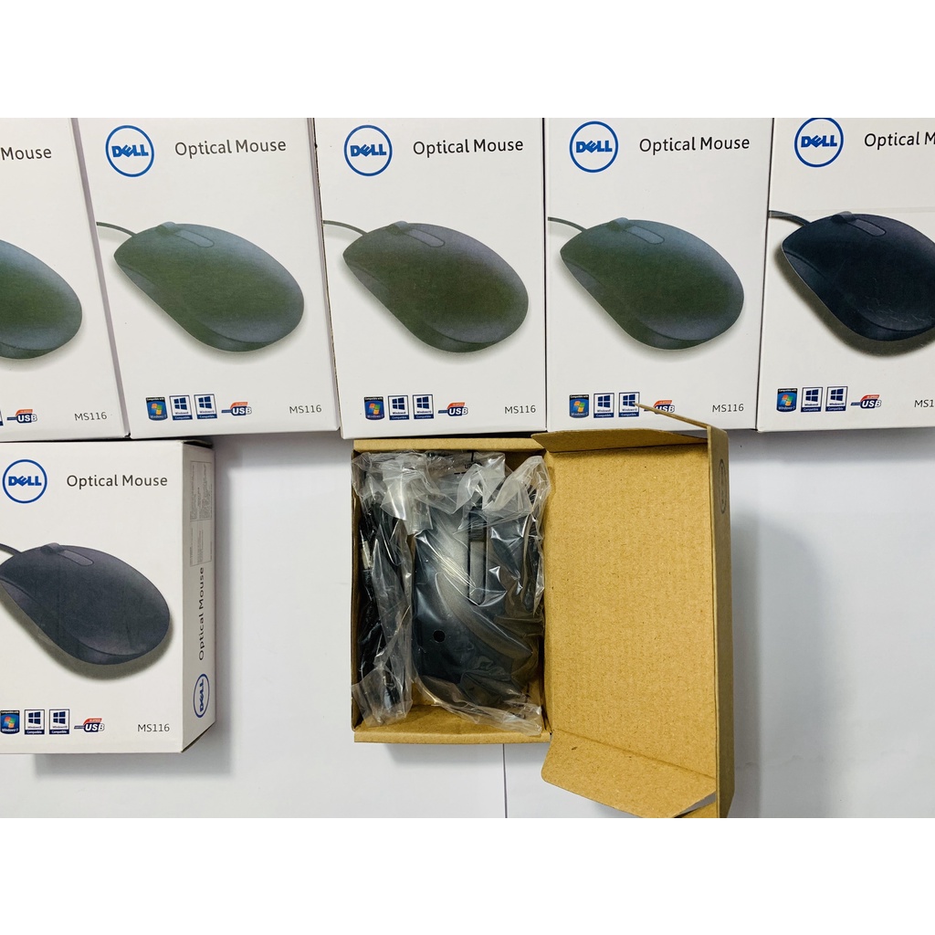 [Sale] Chuột máy tính Dell MS116 - Chuột máy tính có dây Dell MS116 Nhập Khẩu BH 12T CTY