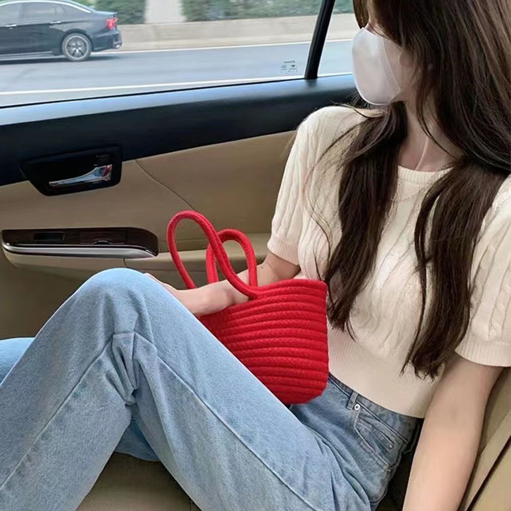 Áo thun COZOK dệt kim tay ngắn dáng ôm thời trang xinh xắn