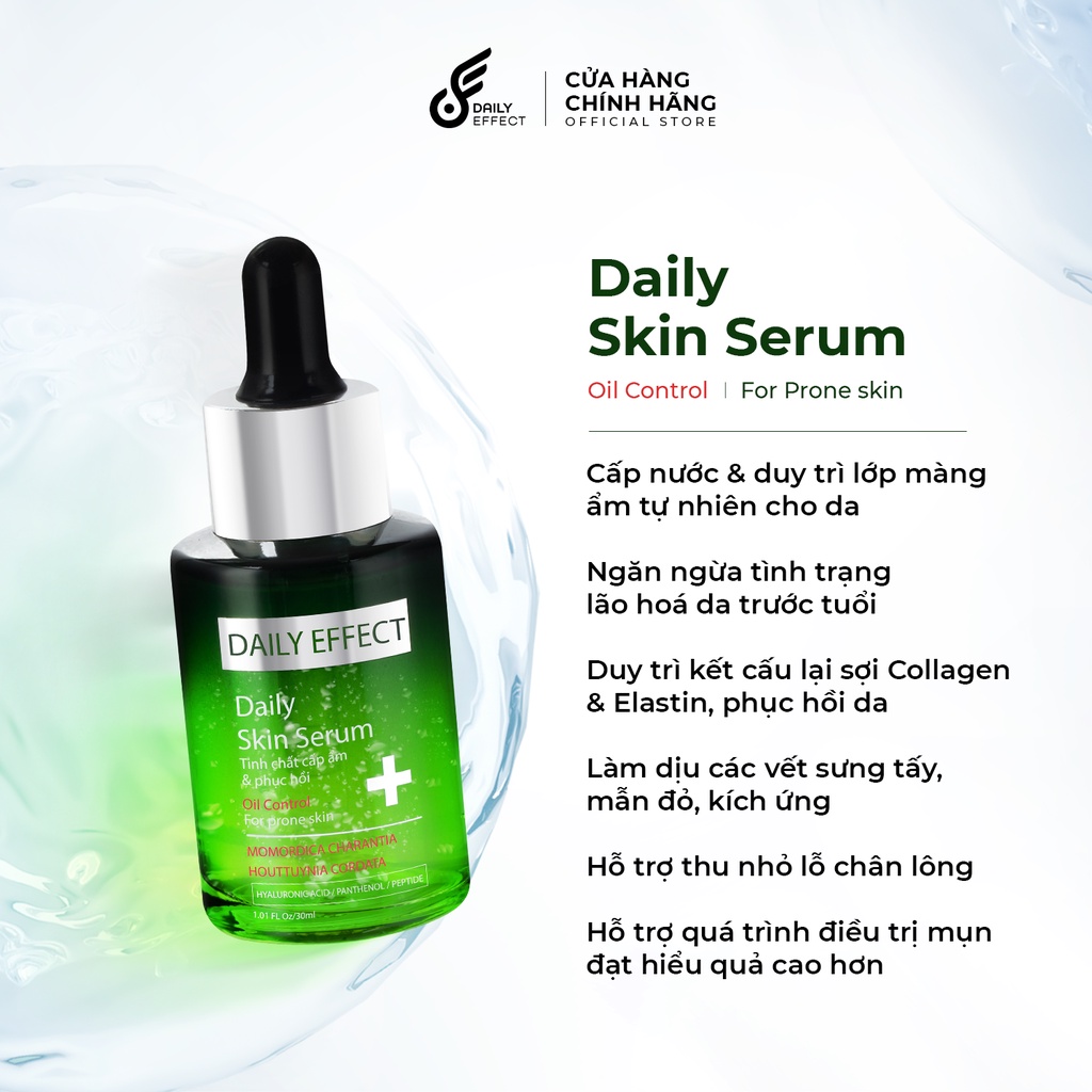 Serum Dưỡng Ẩm & Phục Hồi Da Căng Mịn DAILY EFFECT