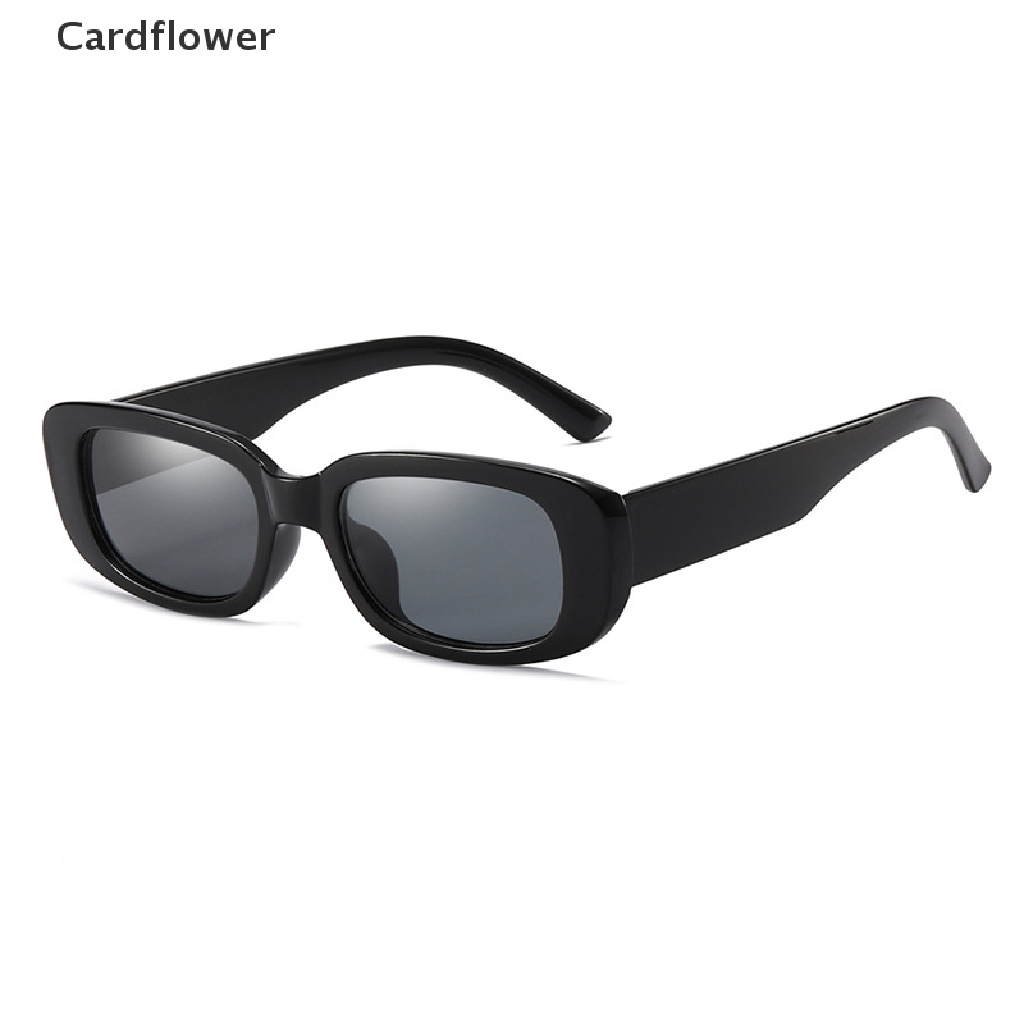 < Cardflower > Kính Mát Thời Trang Hình Chữ Nhật Phong Cách Vintage Thời Trang Cho Nam Nữ Dự Tiệc Lễ Hội Hàng Mới Nhất