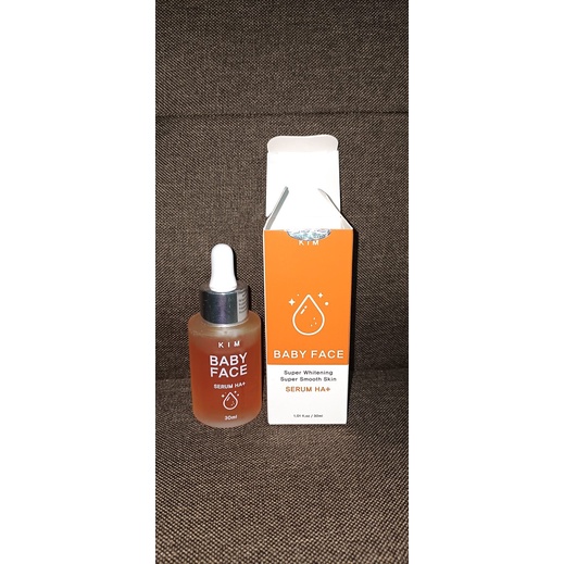 Serum KIM BABY FACE HA+, dưỡng trắng da mặt, sạch mụn, mờ nám, tàn nhang 30ml | BigBuy360 - bigbuy360.vn