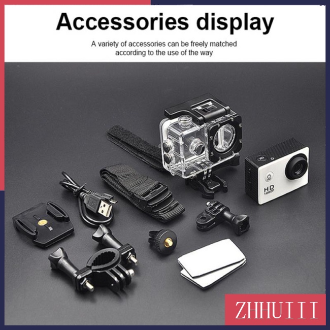 Camera Hành Trình Chống Thấm Nước 30m Hd 4k Sj4000 Đa Năng