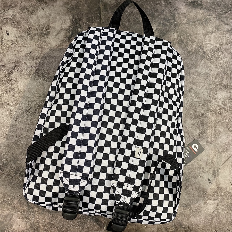 Balo Vans OLD SKOOL CHECKERBOARD BACKPACK XUẤT DƯ XỊN
