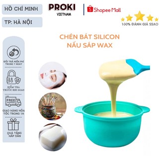 Chén Bát nấu sáp wax long Proki bằng silicone chịu nhiệt, chống dính
