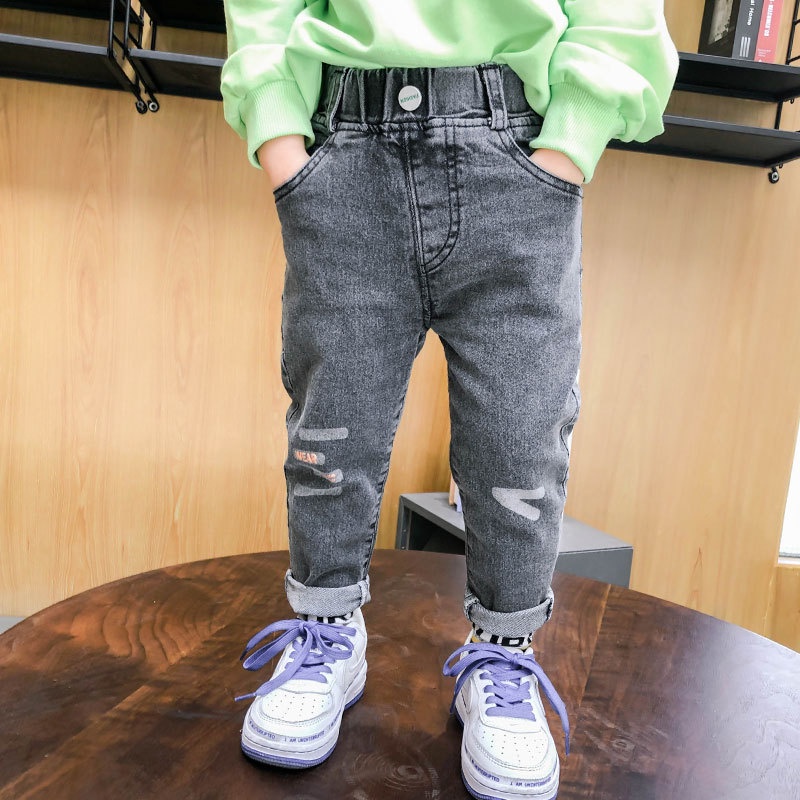 Quần jean bò bé trai size 10-20kg babybee chất liệu denim cotton mềm mịn - ảnh sản phẩm 1