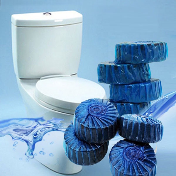 Viên Khử Mùi Tẩy Bồn Cầu  Thế Hệ Mới 2X- Thả Xả Toilet Diệt Khuẩn, Tẩy Sạch Vệ Sinh Vết Bám Bẩn