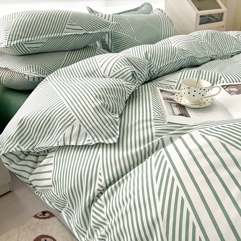 Bộ chăn ga gối cotton poly 5 mon nhập khẩu giá siêu rẻ