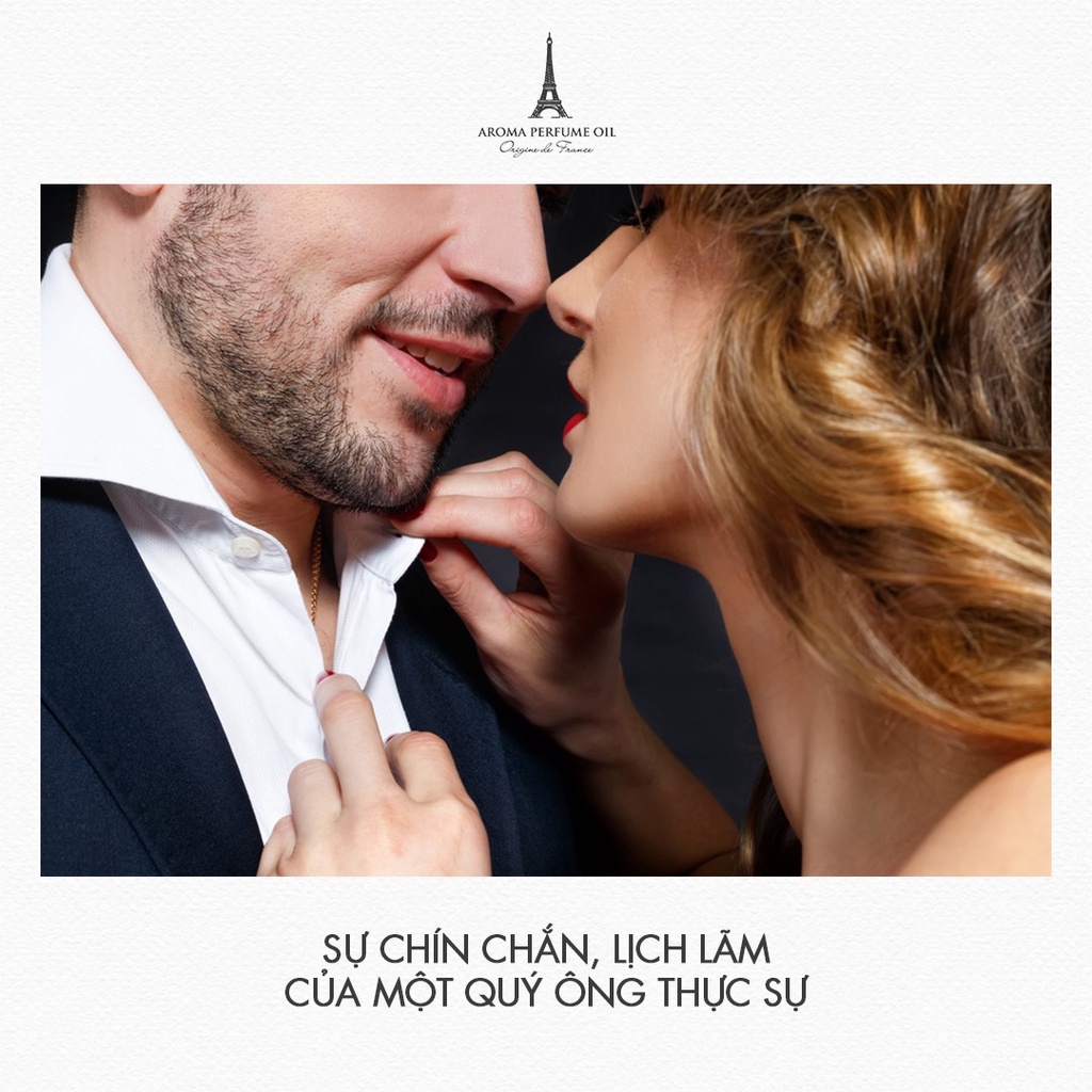 Nước Hoa Pháp Aroma Bleu Cao Cấp Nam Tính, Lịch Lãm, Bí Ẩn - 12ml