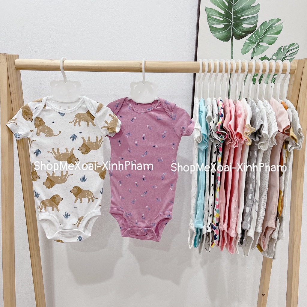 [SIZE 6-9M (7-8,5kg) LINK 3] BODYSUIT CARTER, BODYCHIP CỘC TAY MIX HÃNG CHO BÉ